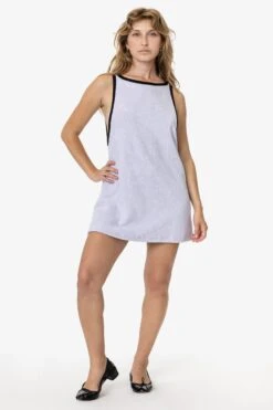 RLT3629 - Loop Terry Boatneck A-Line Dress -Builtd Store RLT3629 TARO2X