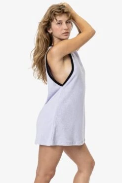 RLT3629 - Loop Terry Boatneck A-Line Dress -Builtd Store RLT3629 TARO3X