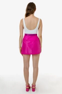 RNF300 - Nylon Wrap Skirt 15 RNF300 - Nylon Wrap Skirt -Builtd Store RNF300 CERISE 4