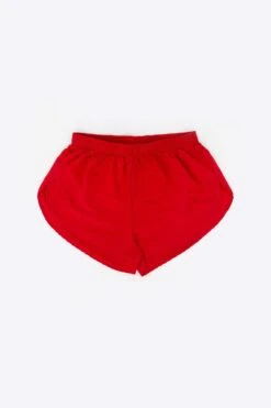RNF304 - Nylon Taffeta Shorts -Builtd Store RNF3042 RED