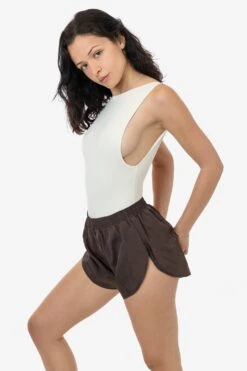 RNF304C - Crinkle Nylon Taffeta Short -Builtd Store RNF304C SHADOW 1