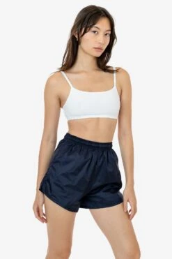 RNF314 - Women's Nylon Track Shorts -Builtd Store RNF314 MIDNIGHT 1