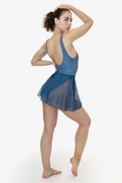 RNS300P - Printed Micro Mesh Wrap Skirt -Builtd Store RNS300P 8 1