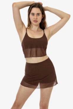 RNS780 - Micro Mesh Skort -Builtd Store RNS778 RNS780 BROWN 1 f561046b 23f1 4b98 a941 17e24519a37d