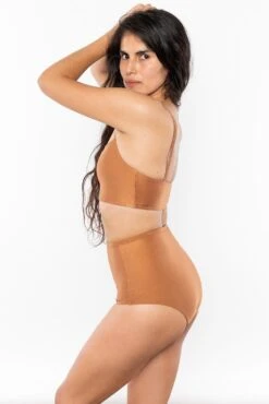 RNT065 - Classic High Waist Bikini Bottom -Builtd Store RNT065 Copper 1