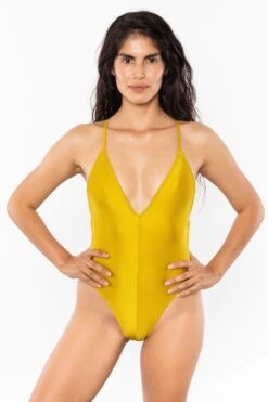 RNT102 - Crossback One Piece -Builtd Store RNT102 Chartreuse 1