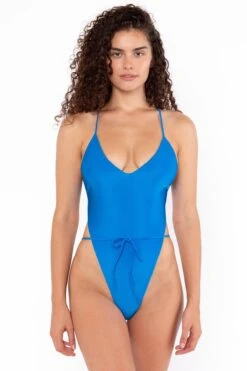 RNT109 - Vintage High Cut One Piece -Builtd Store RNT109 OceanBlue 1