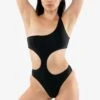 RNT120 - Asymmetrical One Piece Swimsuit
