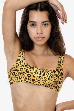 RNT3005 - Square Neck Bikini Top -Builtd Store RNT3005 LEOPARDS