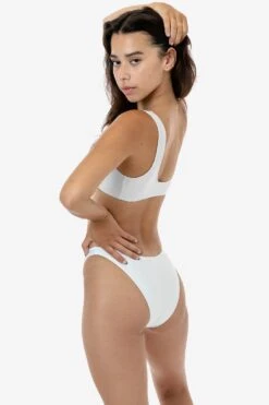 RNT3009 - High Cut Bikini Bottom -Builtd Store RNT3009 WHITE 1S