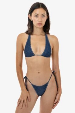 RNT3004P - Printed String Bikini Bottom -Builtd Store RNT3253 DARKDENIM 3S