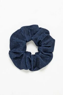 RNTSCRUNCH - Nylon Tricot Scrunchie -Builtd Store RNTSCRUNCH DARKDENIM