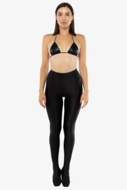 RNTSHOE01 - Nylon Tricot Heeled Leggings -Builtd Store RNTSHOE01 Black4