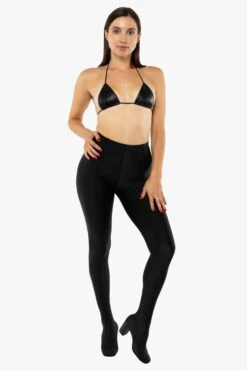 RNTSHOE01 - Nylon Tricot Heeled Leggings -Builtd Store RNTSHOE01 Black6