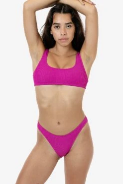 RPC3009 - Crinkle High Cut Swim Bottom -Builtd Store RPC3009 DRAGONFRUIT 1S