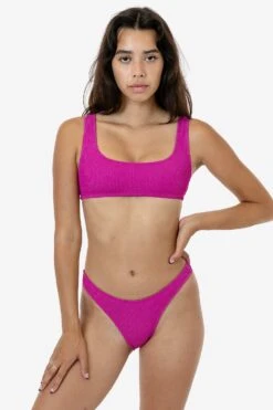 RPC3009 - Crinkle High Cut Swim Bottom -Builtd Store RPC3009 DRAGONFRUIT 3aS