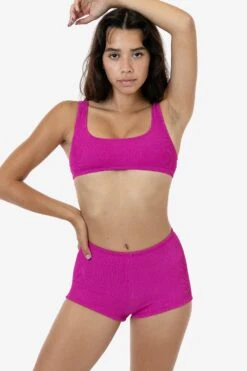 RPC3030 - Crinkle Hot Shorts -Builtd Store RPC3030 DRAGONFRUIT 1S 1