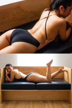 RRS102 - Ribbed Crossback One Piece 15 RRS102 - Ribbed Crossback One Piece -Builtd Store RRS102 Black Blush2