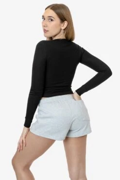 T3007 - Baby Thermal L/S Top -Builtd Store T3007 BLK 3sf