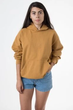 MWT09GD Unisex - Long Sleeve Garment Dye French Terry Pullover Hoodie -Builtd Store THALIA CAMEL 1e69d269 bf1d 49a6 b074 37d9687f1300