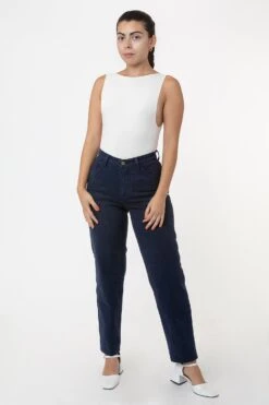 RBDW01GD - Garment Dye Women's Relaxed Fit Bull Denim Jean -Builtd Store Thalia 6