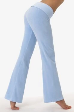 VLR300GD - Velour Garment Dye Yoga Legging -Builtd Store VLR300 FROST 4