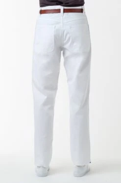 RTWL01 - Twill Work Pants White 8 RTWL01 - Twill Work Pants White -Builtd Store WORKERPANT WHITE BACK SAM