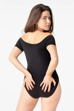 B121CF - Off Shoulder Bodysuit -Builtd Store X blk2