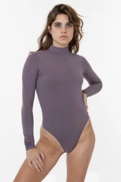 B122CTS - Long Sleeve Mock Neck Bodysuit -Builtd Store amethyst aa29ab84 0937 47c4 b8c6 7c1e7f36cfdc