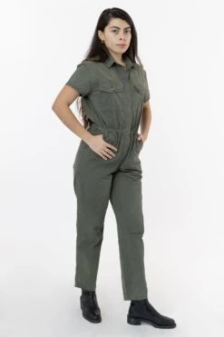 RJC3201GD - Short Sleeve Utility Jumpsuit -Builtd Store army1 ed2bd905 bfbb 427d b03b 6a9f817b5d13