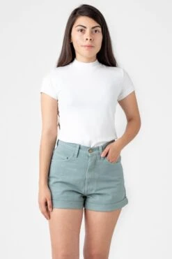 RBDW05GD - Bull Denim Garment Dye Cuff Short -Builtd Store atlanticgreen1 2a113a12 e4ff 425b bdc0 1e0f515ef815