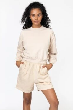 MWT06GD - Garment Dyed Cropped Mock Neck French Terry Pullover -Builtd Store beige1 F 5bd41844 4a69 4b88 af62 f121ef8c7c85