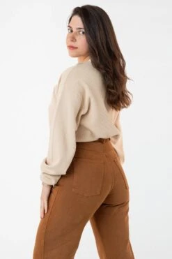 TX407GD Unisex - Long Sleeve Heavy Thermal Crew Neck -Builtd Store beige fixSTEPH