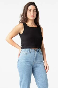 1822GD - Garment Dye Crop Tank -Builtd Store black1 fe1c695b 2ace 40d2 a59a 072a6d026720