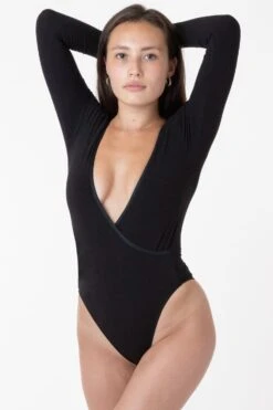 B128CF - Long Sleeve Crossfront Bodysuit -Builtd Store black3 14127870 1110 4a2e 8c39 e6132d55d15e