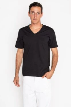24056 Mix - Fine Jersey V-Neck T-Shirt