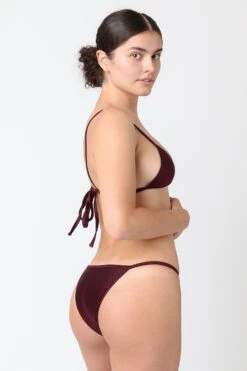 RNT2010 - Strappy Bikini Bottom -Builtd Store blackcherry1