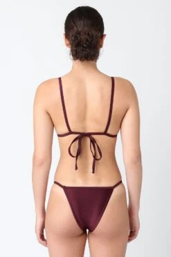 RNT2010 - Strappy Bikini Bottom -Builtd Store blackcherry2