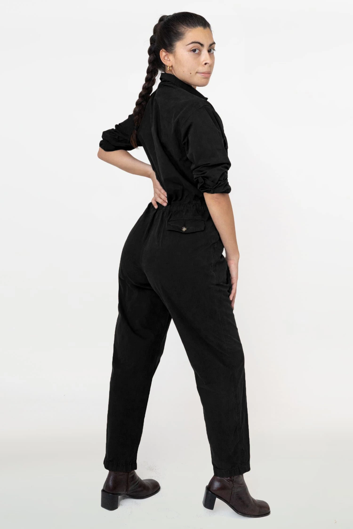 RJC3207GD - Cotton Poplin Utility Jumpsuit 10 RJC3207GD - Cotton Poplin Utility Jumpsuit - Image 10