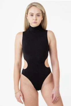 PON127 - Ponte Mockneck Cutout Bodysuit -Builtd Store blk4 b9ccda20 38c6 4582 b2e2 3905dd94c77c