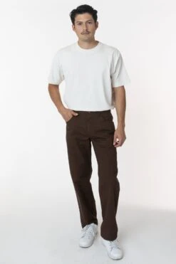 RTWL01 - Twill Work Pants Brown -Builtd Store brown4