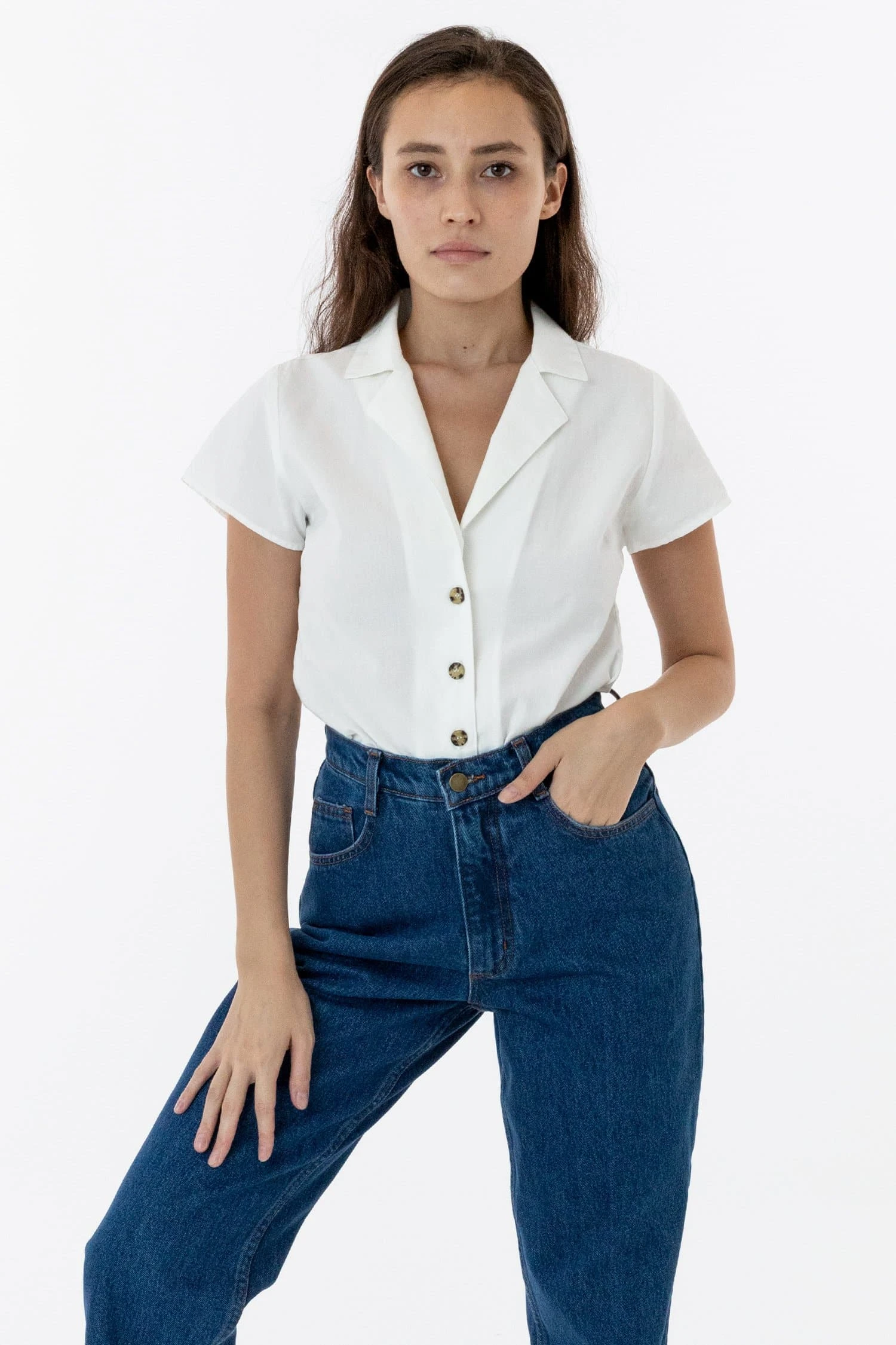 RCP345GD - Slim Fit Camp Collar Shirt 9 RCP345GD - Slim Fit Camp Collar Shirt - Image 9