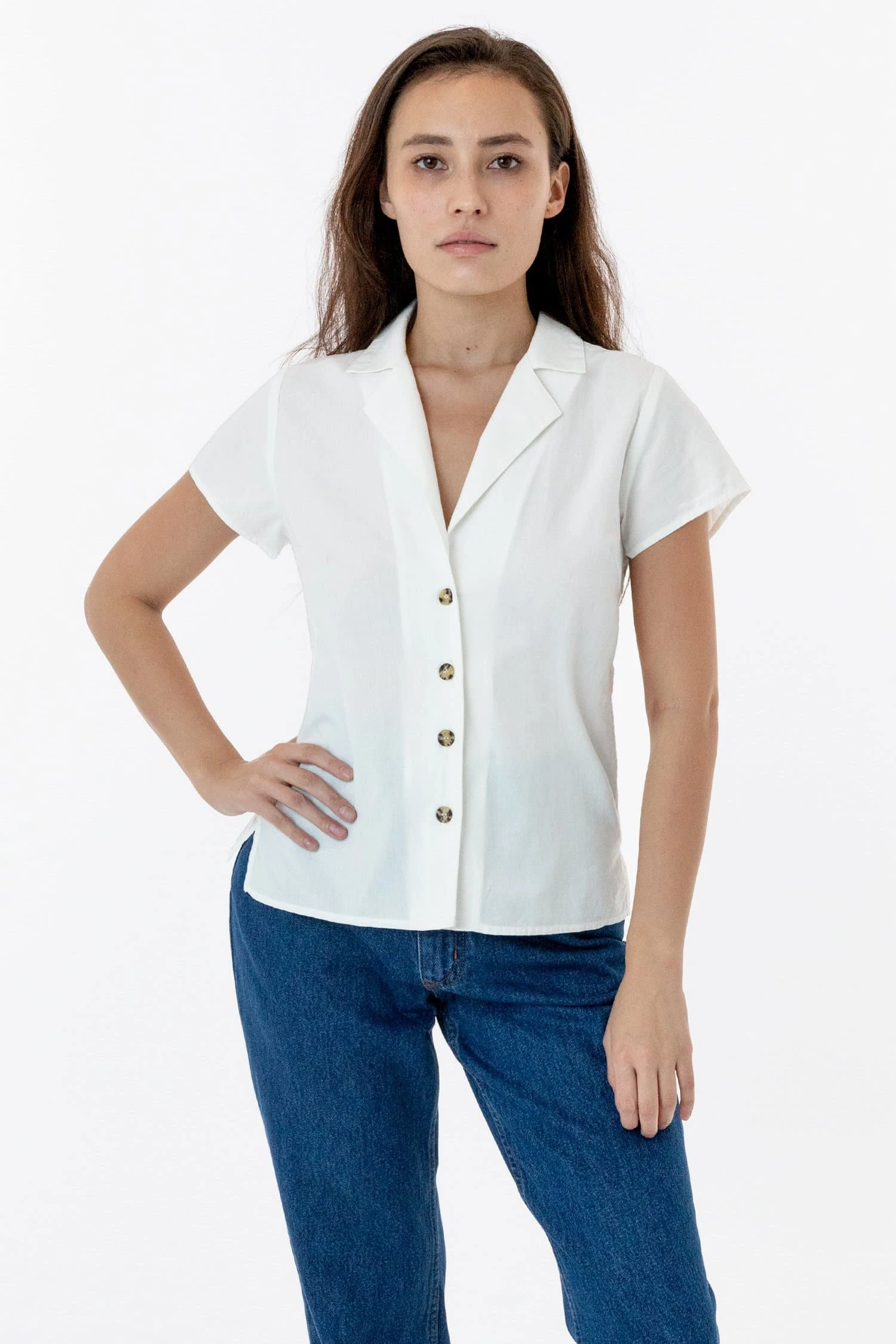 RCP345GD - Slim Fit Camp Collar Shirt 4 RCP345GD - Slim Fit Camp Collar Shirt - Image 4