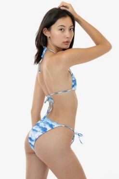 RNT3003P - Printed String Bikini Top -Builtd Store cloud 2S