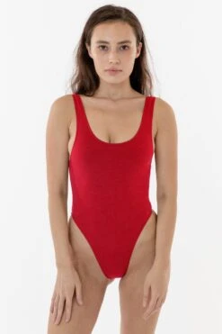 B310GD - Garment Dye Tank Thong Bodysuit -Builtd Store clred2 F