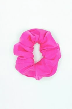 RNTSCRUNCH - Nylon Tricot Scrunchie -Builtd Store dark neonpink