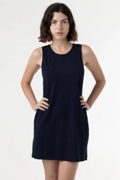 1840GD - Garment Dye Tank Dress 27 1840GD - Garment Dye Tank Dress -Builtd Store dress bnavy