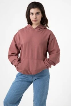 MWT09GD Unisex - Long Sleeve Garment Dye French Terry Pullover Hoodie -Builtd Store edie oldrose