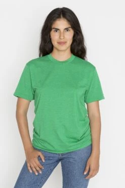 FF01 Unisex - Poly-Cotton Crew Neck T-Shirt -Builtd Store ff01 heather kelly