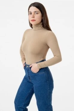 8306 - Cotton Spandex Turtleneck -Builtd Store hazelnut1 d306f96b 1a62 4923 b4d2 a9c8b86ef216